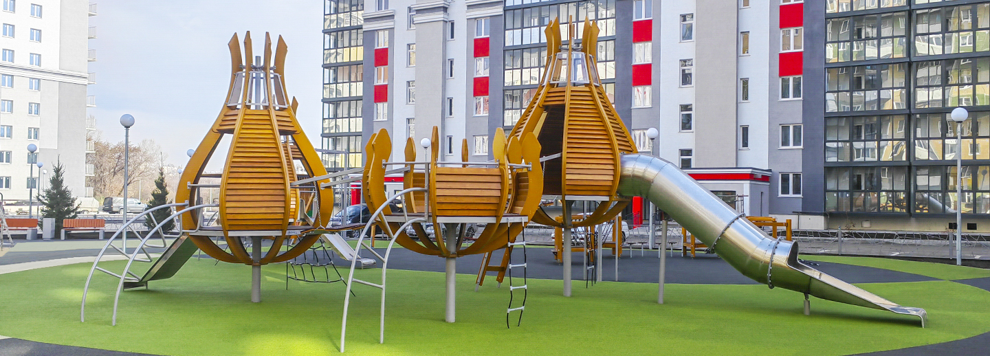 Детские площадки, игровые комплексы. Комплектующие, оборудование и ...