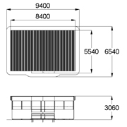 План-схема: 004381 - Теневой навес 5х8