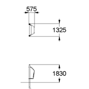 План-схема: 002620 - Диван с навесом