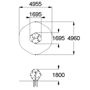 План-схема: 006328 - Детский спортивный комплекс «Додекаэдры»