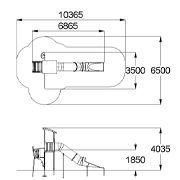 План-схема: 005473 - Детский игровой комплекс «Ларикс»