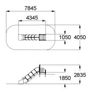 План-схема: 004226 - Горка на склоне