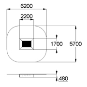 План-схема: 007301 - Батут уличный