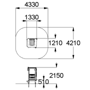 План-схема: 004353 - Домик-беседка
