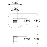 План-схема: 006172 - Детский спортивный комплекс