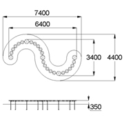 План-схема: 002451 - Дорожка «Змейка»