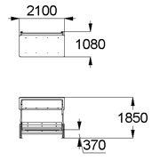План-схема: 002608 - Диван с навесом