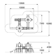 План-схема: 005337 - Детский игровой комплекс