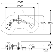 План-схема: 004336 - Детский игровой комплекс