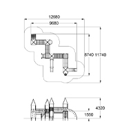 План-схема: 005308 - Детский игровой комплекс