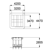 План-схема: 004386 - Теневой навес