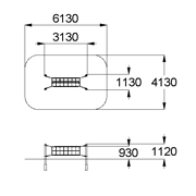 План-схема: 006417 - Канатный переход «Тоннель»