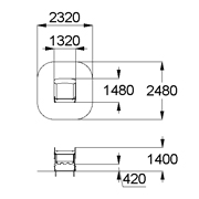 План-схема: 004251 - Песочница «Аквариум»
