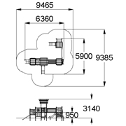 План-схема: 005390 - Детский игровой комплекс