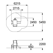 План-схема: 004428 - Детский игровой комплекс «Кораблик»