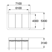 План-схема: 004392 - Навес для тренажеров