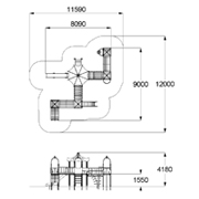 План-схема: 005311 - Детский игровой комплекс
