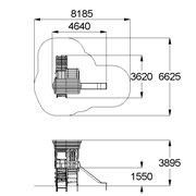 План-схема: 005376 - Детский игровой комплекс