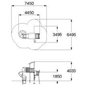 План-схема: 005483 - Детский игровой комплекс «Ларикс»