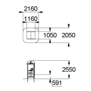 План-схема: 004333 - Домик «Телефонная будка»