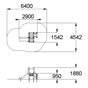 План-схема: 005110 - Детский игровой комплекс «Мини»