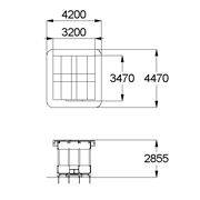 План-схема: 004385 - Теневой навес
