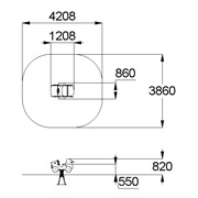 План-схема: 004136 - Качалка на пружине «Кабриолет»