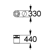 План-схема: 001416 - Вставка окрашенная для урны