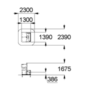 План-схема: 004325 - Домик с палисадником