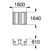 План-схема: 002605 - Стол со скамьями