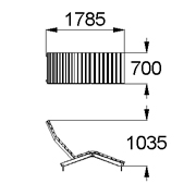 План-схема: 002630 - Шезлонг