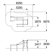 План-схема: 006464 - Спортивный комплекс