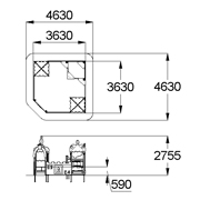 План-схема: 004269 - Песочный дворик «Шахматный клуб»