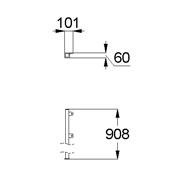 План-схема: 002770 - Стойка для ограждения