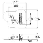 План-схема: 005127 - Детский игровой комплекс «Арктика»