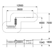 План-схема: 006420 - Канатный переход