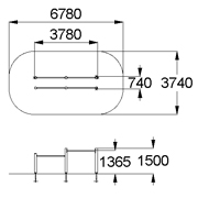 План-схема: 006474 - Детский спортивный комплекс