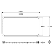 План-схема: 006701 - Хоккейная коробка окрашенная