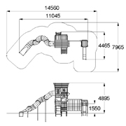 План-схема: 005373 - Детский игровой комплекс