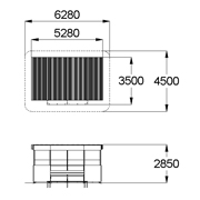 План-схема: 004384 - Теневой навес