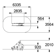 План-схема: 004214 - Горка «Подводная лодка»
