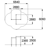 План-схема: 006472 - Детский спортивный комплекс