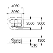 План-схема: 004398 - Домик-лабиринт 6 секций