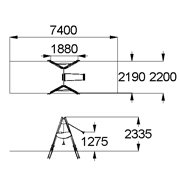 План-схема: 004144 - Качели