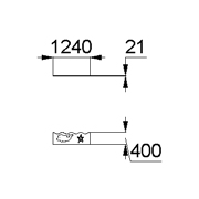 План-схема: 004293 - Декоративное ограждение «Аквариум»