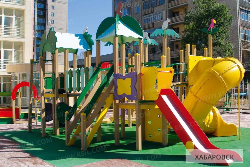Детские площадки, игровые комплексы. Комплектующие, оборудование и  благоустройство детских площадок | КСИЛ - российский производитель