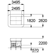 План-схема: 004304 - Домик-беседка