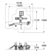 План-схема: 005441 - Детский игровой комплекс