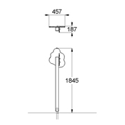 План-схема: 002781 - Стойка декоративного ограждения