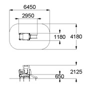 План-схема: 004432 - Детский игровой комплекс «Трактор»